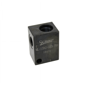 Rohrleitungsgehäuse (90°) T-13A; G3/8"; Stahl; ML-13A2-G03-T01